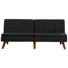 Modern Fabric Sofa Bed Black RONNE