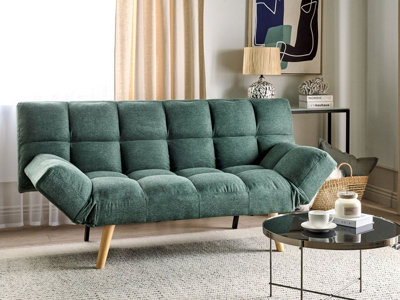 Modern Fabric Sofa Bed Green INGARO