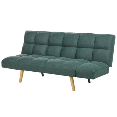 Modern Fabric Sofa Bed Green INGARO