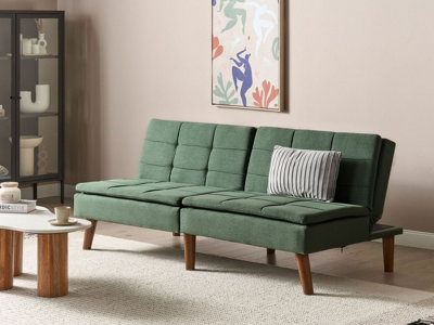 Modern Fabric Sofa Bed Green RONNE