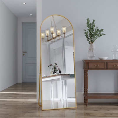 Modern Full Length Mirror For Standing Hanging, Rectangular Wall ...