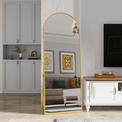 Modern Full Length Mirror For Standing Hanging, Rectangular Wall ...