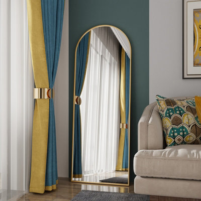 Modern Full Length Mirror For Standing Hanging, Rectangular Wall ...