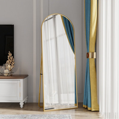 Modern Full Length Mirror For Standing Hanging, Rectangular Wall ...