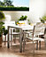 Modern Garden Chair White VERNIO