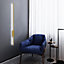 Modern Gold Linear Long Strip Aluminum LED Indoor Wall Light Wall Sconce 100cm Cool White