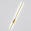 Modern Gold Linear Long Strip Aluminum LED Indoor Wall Light Wall Sconce 100cm Cool White