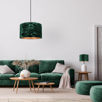 Modern Green Crushed Velvet 20