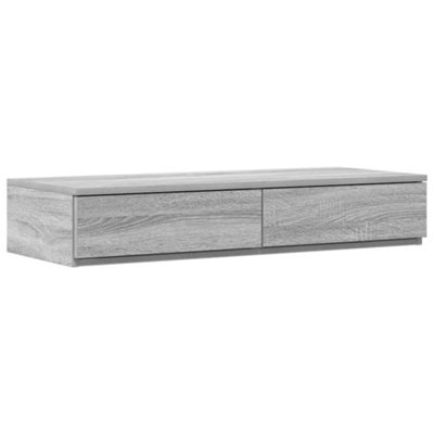 Modern Grey Sonoma Bed Drawers - 75x36.5x16.5 cm - Made of Engineered Wood