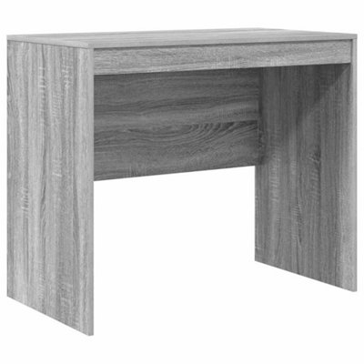 Modern Grey Writing Desk Grey sonoma Engineered wood 90 x 50 x 76 cm