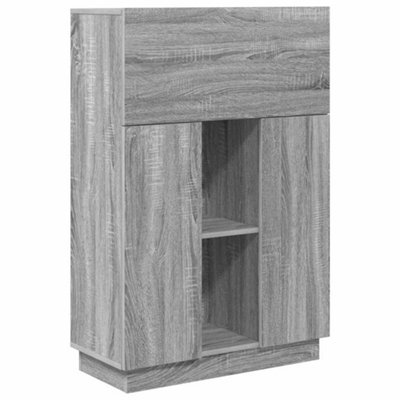 MODERN GREY WRITING DESK GREY SONOMA ENGINEERED WOOD LARGE