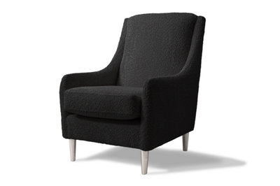 Modern Home Cassie Accent Chair - Black & Silver