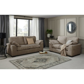 Modern Home Selby 3+2 Seater Sofa Set Nutmeg