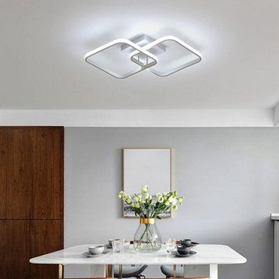 Modern LED Ceiling Light Cold White Light Ceiling Lamp Bedroom Living ...