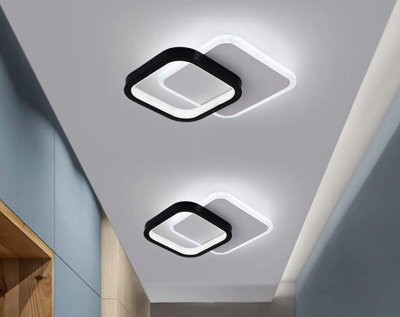 Modern LED Ceiling Light Square 36W Three Colors Ultra Thinn 24cm