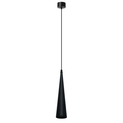 Modern LED Lamp Cylinder Aluminum Black Pendant Lights