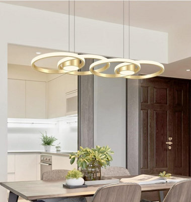 Modern LED Pendant Light Modern Pendant Golden Chandeliers Hanging Lights