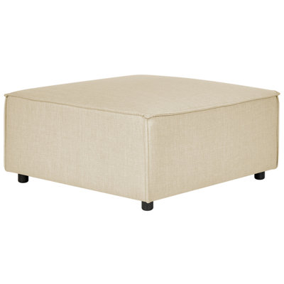 Modern Linen Ottoman Beige APRICA