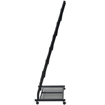 Modern Magazine Rack 47.5x43x133 cm Black A4