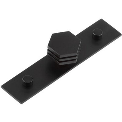 Modern Matt Black Cupboard Knob 30mm - Stylish Brass Hardware - Kitchen Cabinet Knob