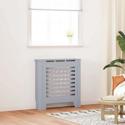 Modern MDF Radiator Cover Grey 78 cm