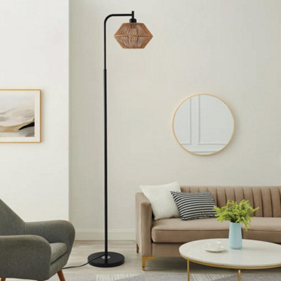 Modern Metal Floor Lamp Stand Light 167.6cm H