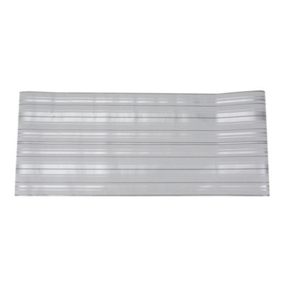 Modern Metallic Silver and Grey Non Woven Striped Wallpaper Roll 950cm