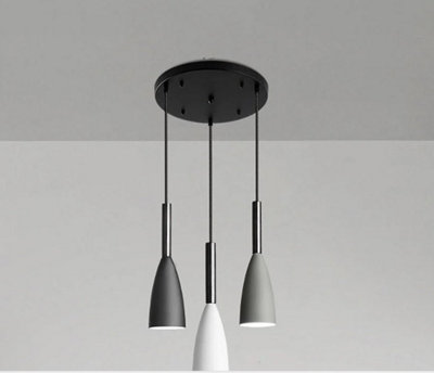 Modern Minimalist 3 Head Ceiling Pendant Light Ceiling Lights Table Lighting E27