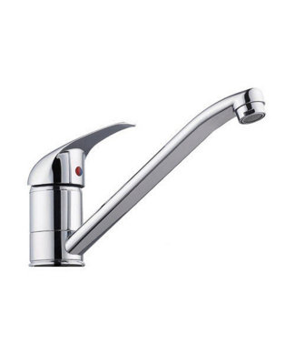 Rangemaster Intense Brushed Dual Lever Kitchen Sink Monobloc Tap TID1BF