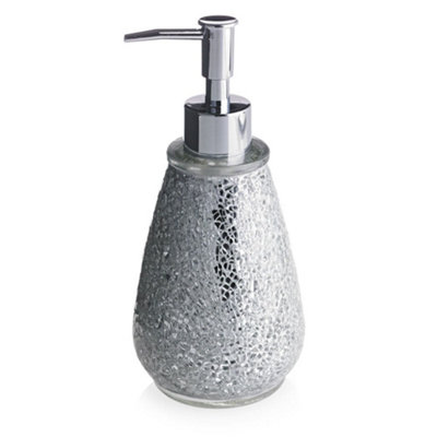 Mirrored soap dispenser discount