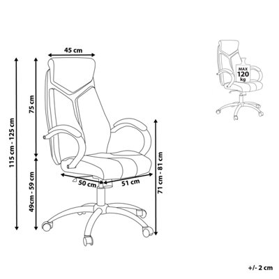 Modern Office Chair Grey FORMULA