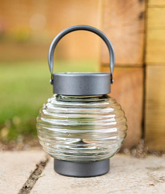 Modern Outdoor Globe Lantern Solar Powered LED Garden Ornaments - 3
