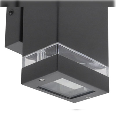 Modern Outdoor Rectangular Up Down Wall Light ZLC368B
