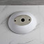Modern Oval Bathroom Sink Countertop Wash Basin Ceramic Vessel 410 x 340 x 150mm