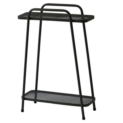 Modern Plant Stand 2 Shelf Tall