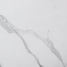 Modern PVC Waterproof Shower Panel 1000x2400x10 mm - Carrara Marble