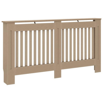 Modern Radiator Cover 152x19x81 cm MDF
