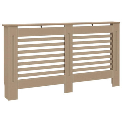 Modern Radiator Cover 152x19x81 cm MDF