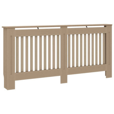 Modern Radiator Cover 172x19x81 cm MDF