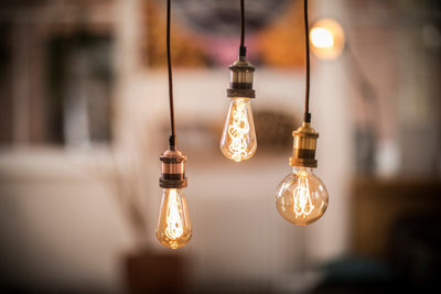 Modern Retro Vintage Industrial Pendant Ceiling Light Lamp - Antique Brass