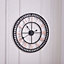 Modern Round Metal Wall Clock with Roman Numerals 80cm