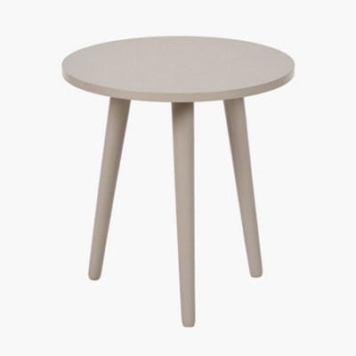 Modern Round Tripod Wood Side Table