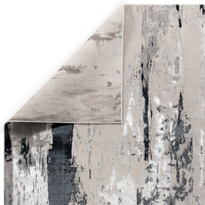 Modern Rug, Anti-Shed Abstract Rug for Bedroom, & Living Room, Abstract 8mm Thick Dining Room Rug-120cm X 170cm