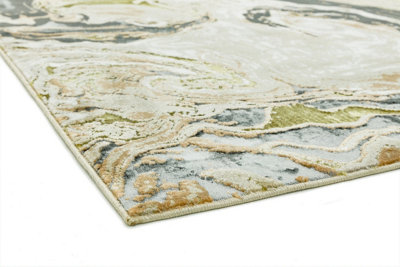 Modern Rug, Anti-Shed Abstract Rug for Bedroom, & Living Room, Abstract 8mm Thickness Dining Room Rug-120cm X 170cm