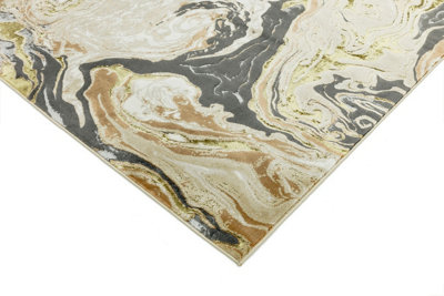Modern Rug, Anti-Shed Abstract Rug for Bedroom, & Living Room, Abstract 8mm Thickness Dining Room Rug-120cm X 170cm