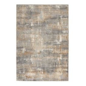 Modern Rug, Anti-Shed Abstract Rug for Bedroom, & Living Room, Stain-Resistant Rug, Grey Beige Rug-160cm X 221cm