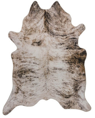 Modern Rug, Anti-Shed Luxurious Bedroom Rug, Easy to Clean Cowhide Rug ...