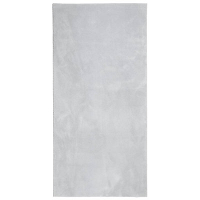 Modern Rug HUARTE Short Pile Soft and Washable Grey 100x200 cm