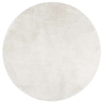 Modern Rug OVIEDO Short Pile Cream size 200 cm