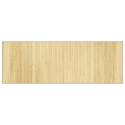 Modern Rug Rectangular Light Natural70x200 cm Bamboo